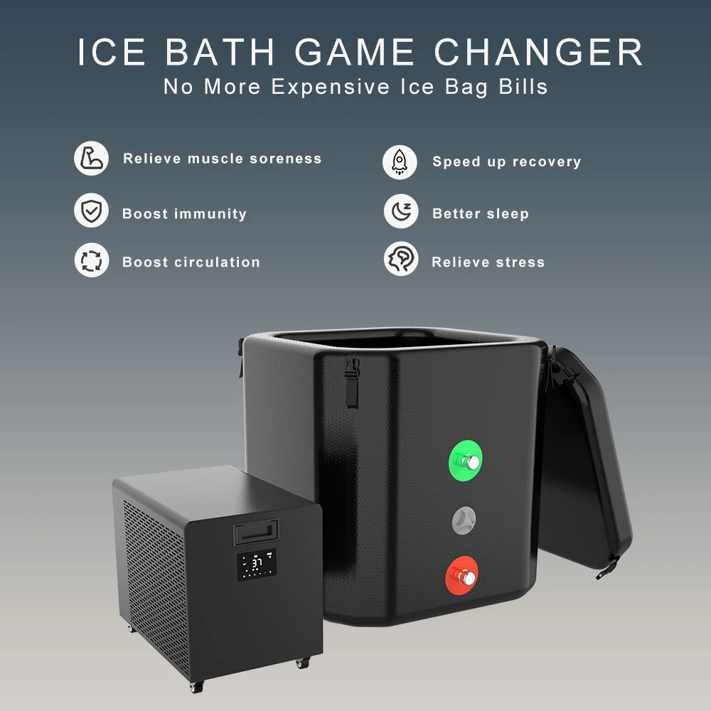 All In One Cold Plunge Tub With Ice Bath Chiller