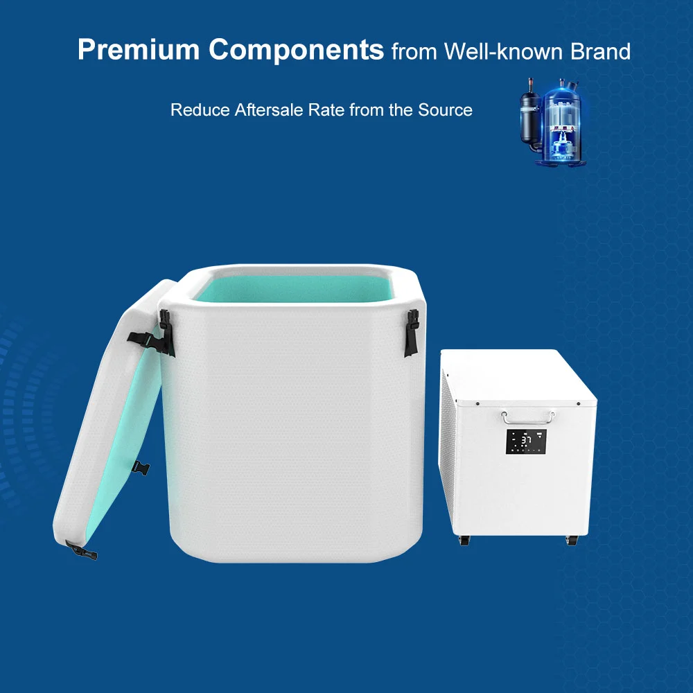 All In One Cold Plunge Tub With Ice Bath Chiller
