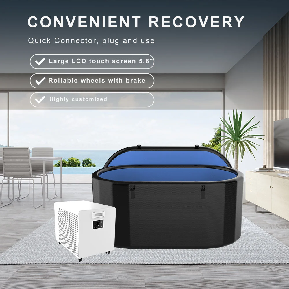 All In One Ice Bath Tub With Chiller For Athletes